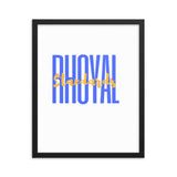 Rhoyal Standards Framed poster