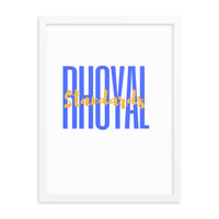 Rhoyal Standards Framed poster