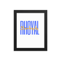 Rhoyal Standards Framed poster