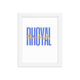 Rhoyal Standards Framed poster