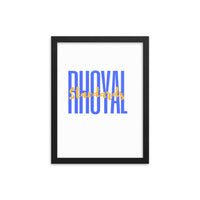 Rhoyal Standards Framed poster