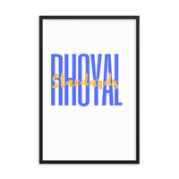 Rhoyal Standards Framed poster