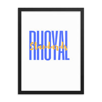 Rhoyal Standards Framed poster