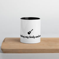 Feeding My Body and Soul Mug with Color Inside