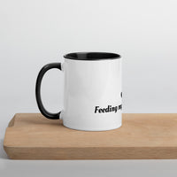 Feeding My Body and Soul Mug with Color Inside