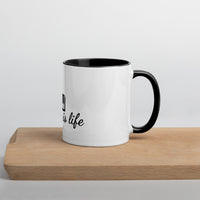 Music is Life Mug with Color Inside