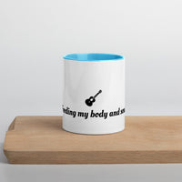 Feeding My Body and Soul Mug with Color Inside