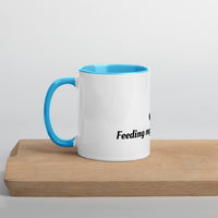 Feeding My Body and Soul Mug with Color Inside