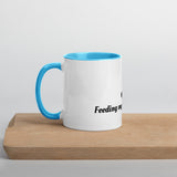 Feeding My Body and Soul Mug with Color Inside