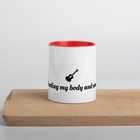 Feeding My Body and Soul Mug with Color Inside