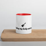 Feeding My Body and Soul Mug with Color Inside