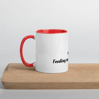 Feeding My Body and Soul Mug with Color Inside