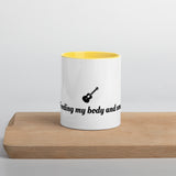 Feeding My Body and Soul Mug with Color Inside