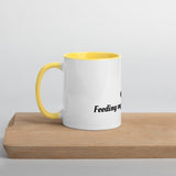 Feeding My Body and Soul Mug with Color Inside